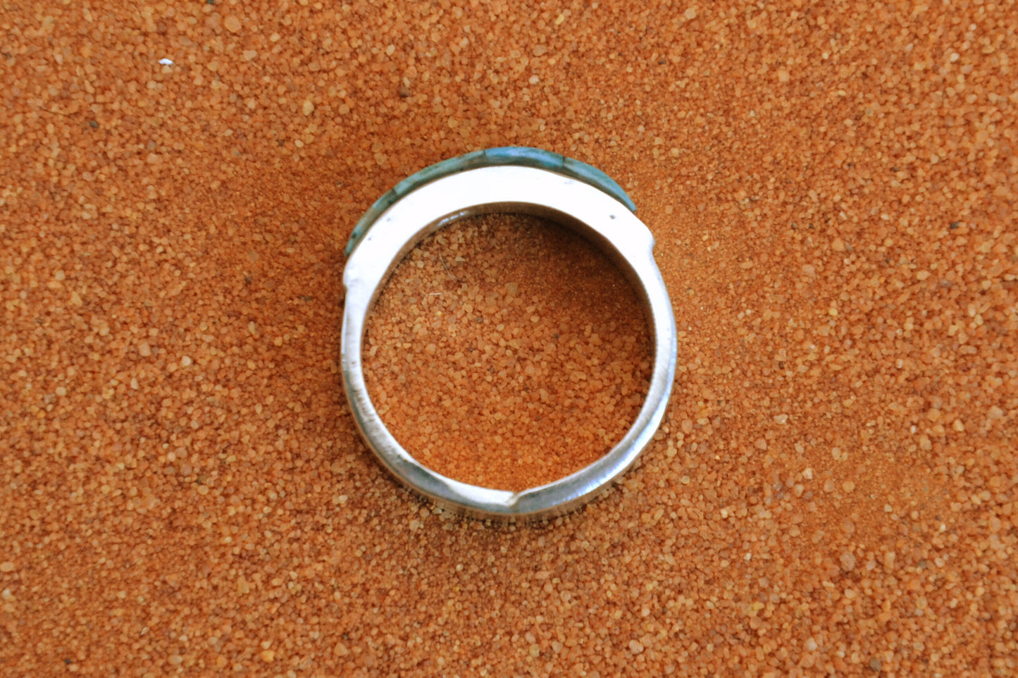 Bague turquoise-bijoux amerindiens-style navajo-argent sterling-cadeau-unique-anneau