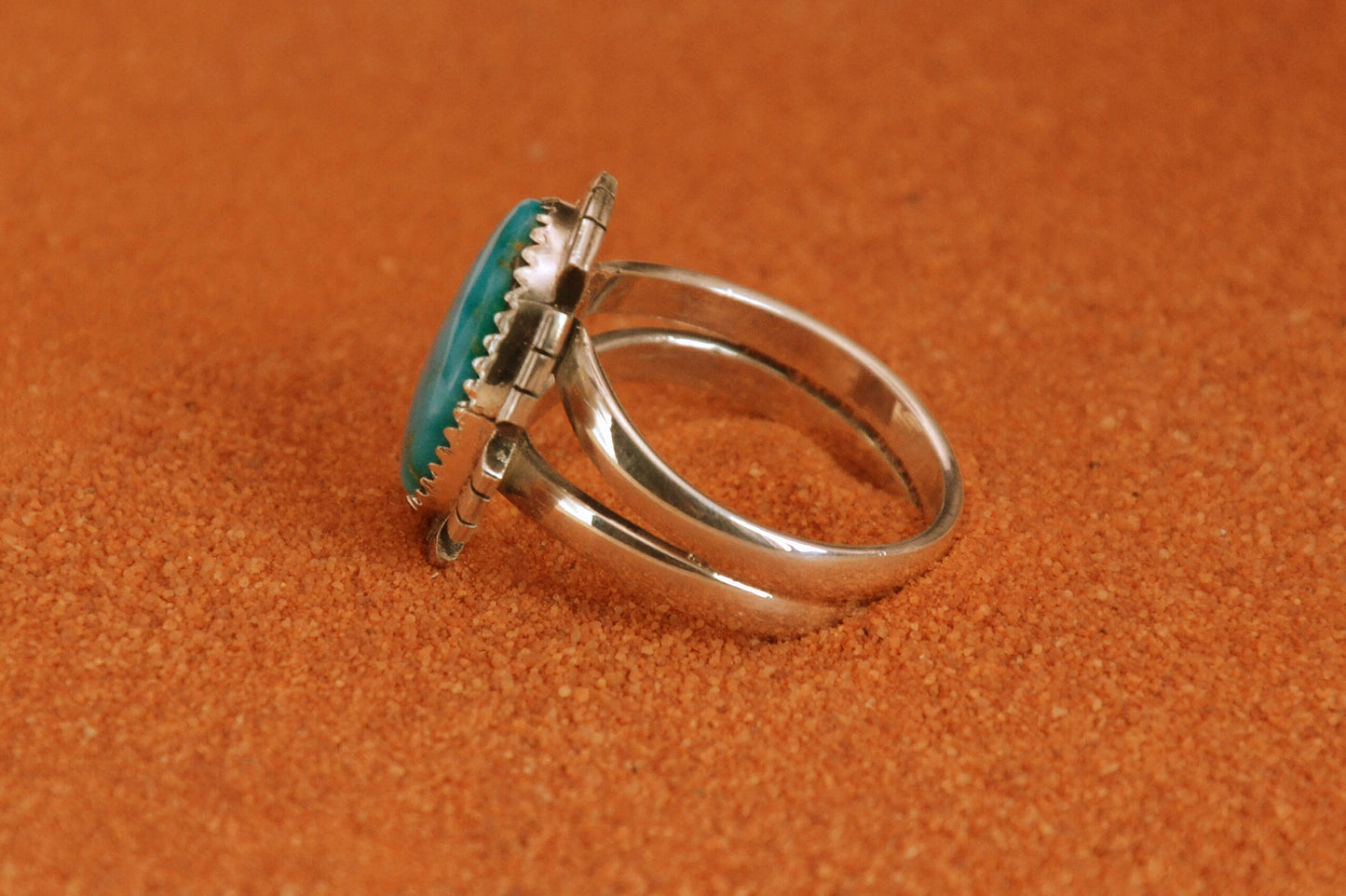 Bague homme et femme-turquoise sierra bella-bijoux amerindiens-navajo-argent massif-idee cadeau-unique