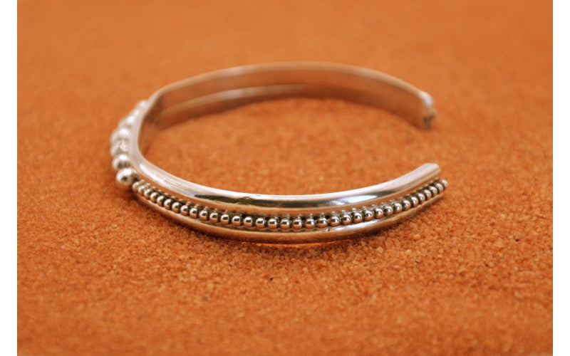 Silver bracelet - women's and men's - Native American - Navajo jewelry - crafts - gift idea - bohemian