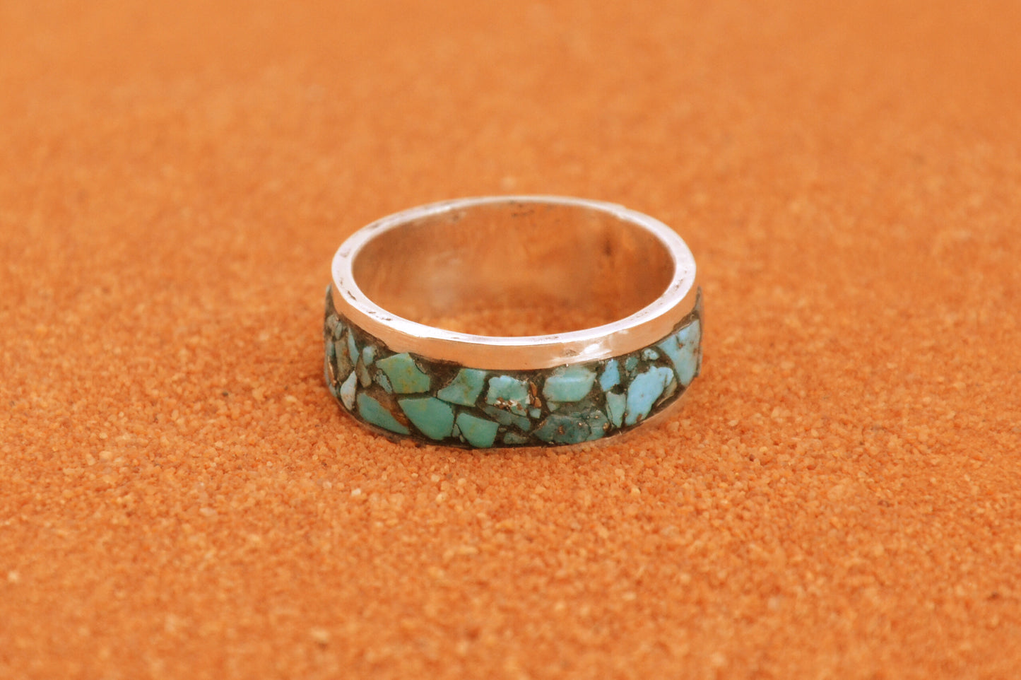 Bague mixte turquoise, argent 925/1000, bijoux amérindiens, fait main, bohème, bijoux navajo, cadeau