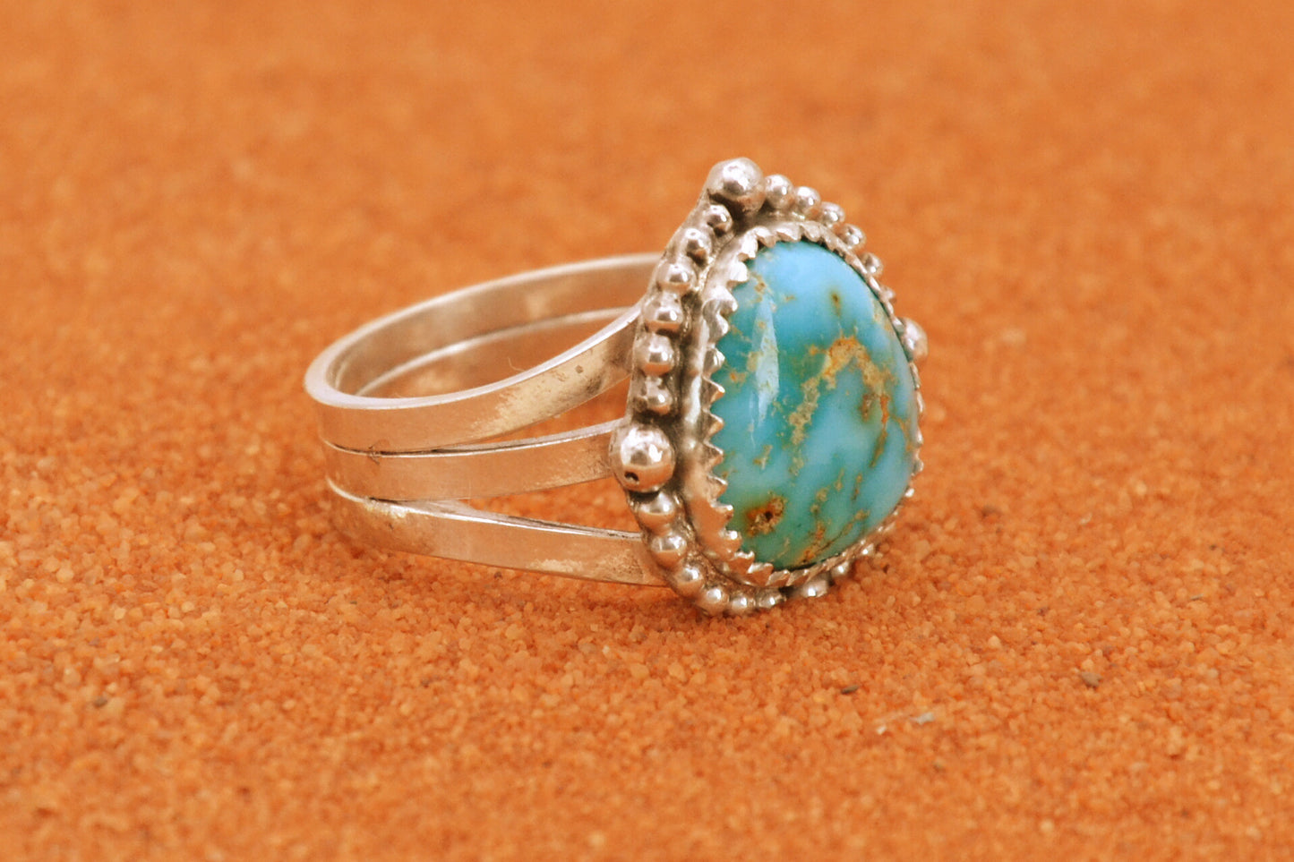 Bague turquoise-sierra bella-argent 925-style navajo-bijoux amerindiens-cadeau-femme-boheme