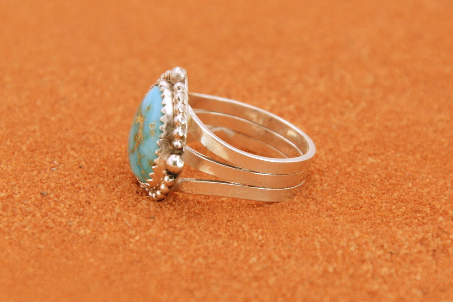 Bague turquoise-sierra bella-argent 925-style navajo-bijoux amerindiens-cadeau-femme-boheme