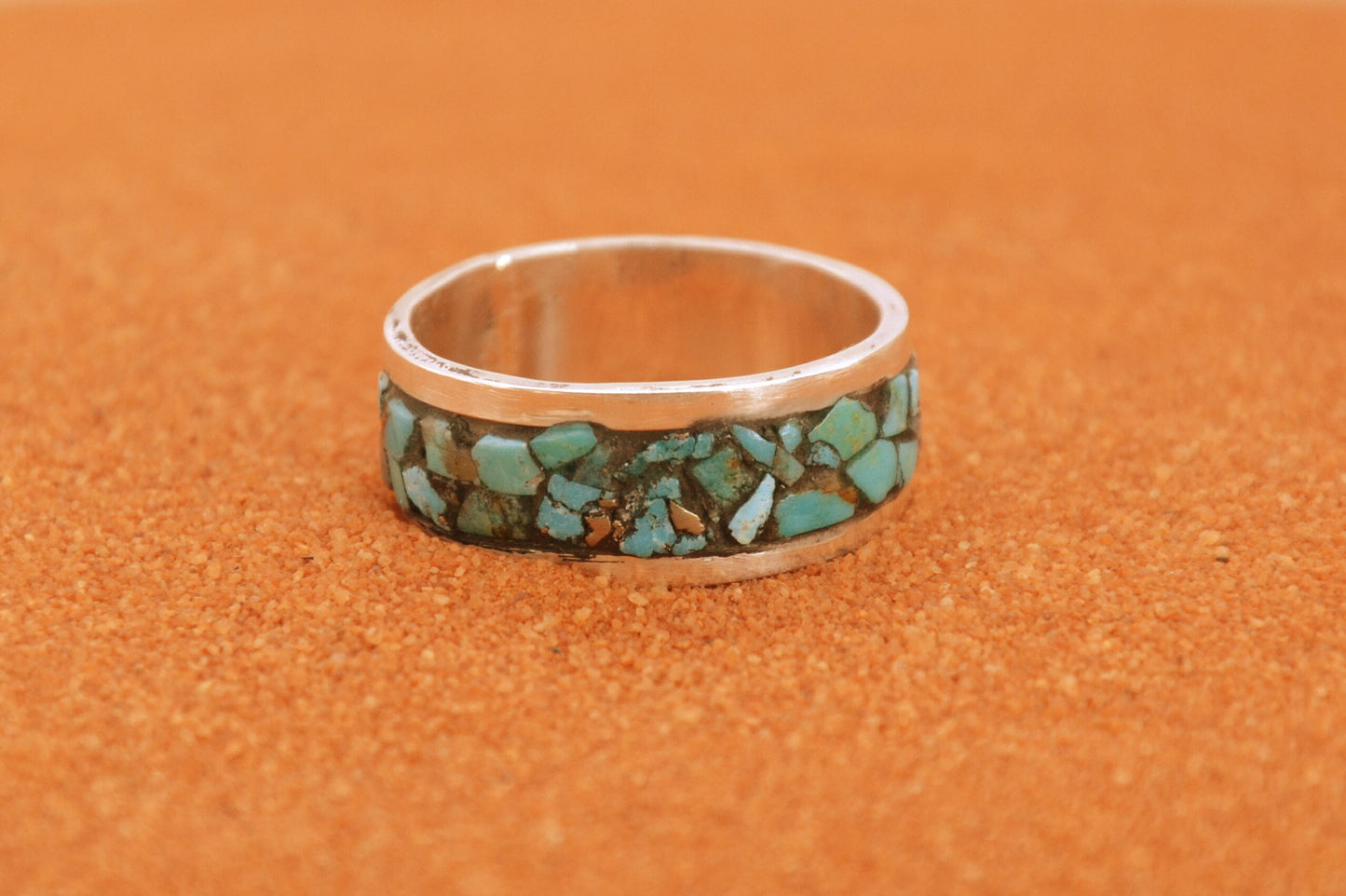 Bague mixte turquoise, argent 925/1000, bijoux amérindiens, fait main, bohème, bijoux navajo, cadeau