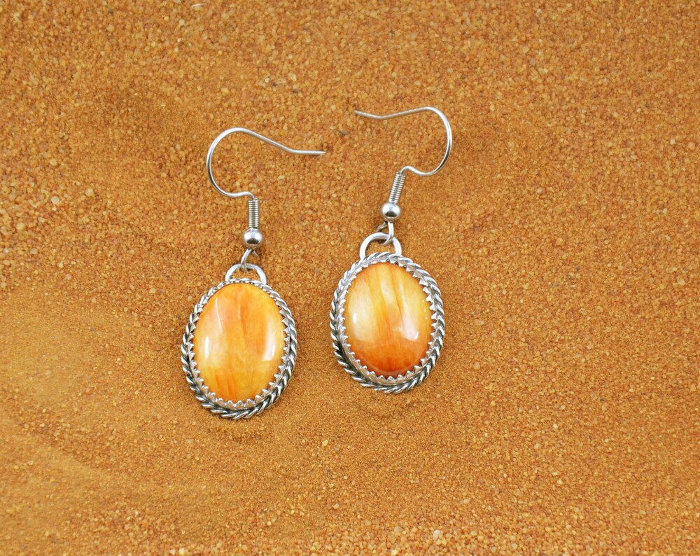 Boucles d'oreilles spiny oyster-argent 925/1000-bijoux amerindiens-cadeau-bohème